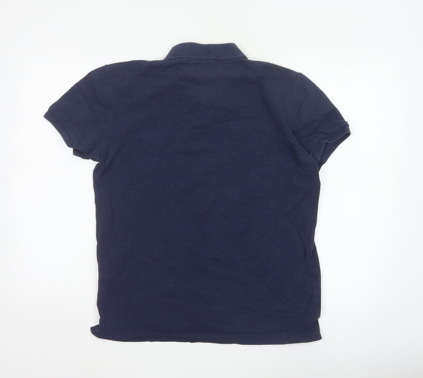 Hackett London Men's Blue Small Tailored Fit Polo Shirt