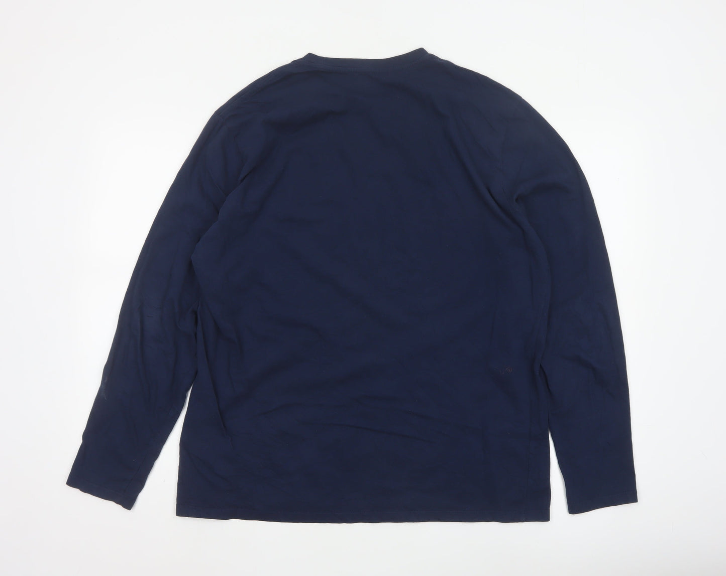 Levi's Men's Blue XL Long Sleeve Graphic Cotton Top