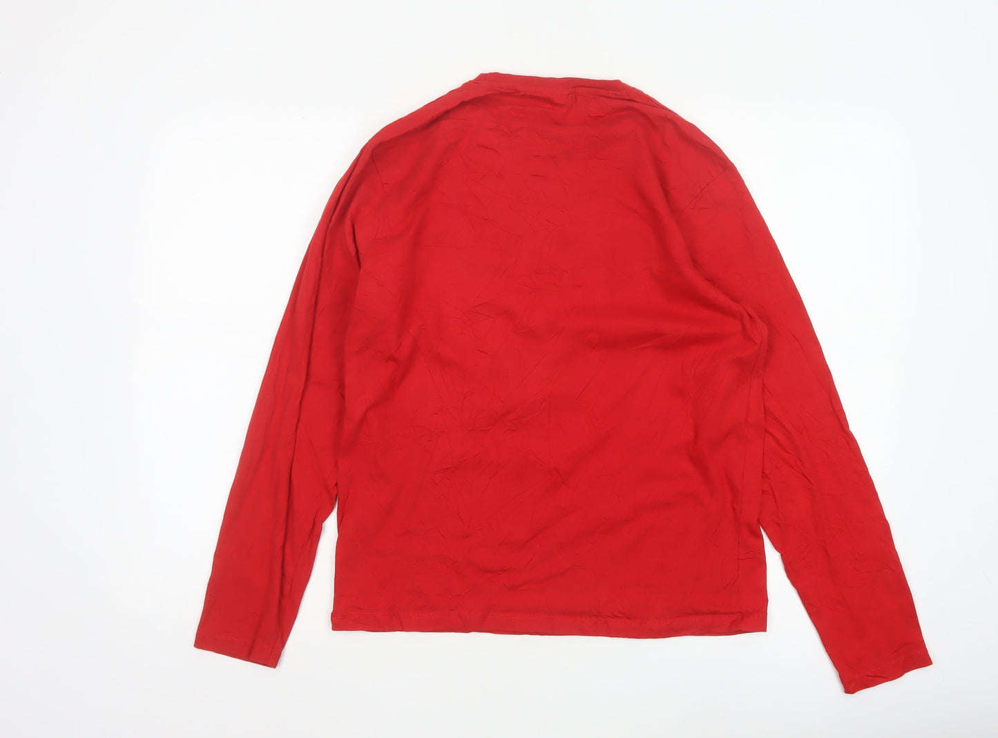 Liverpool FC Men's Red Long Sleeve Pyjama Top Small 100% Cotton
