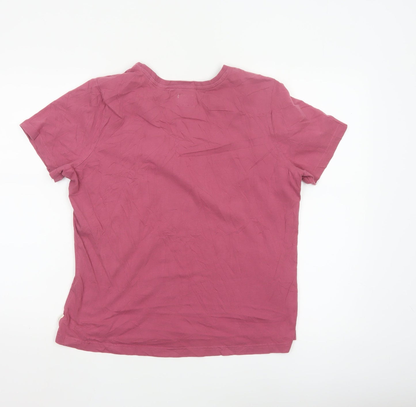 Saltrock Womens Pink Size 16 Cotton Surf Graphic T-Shirt