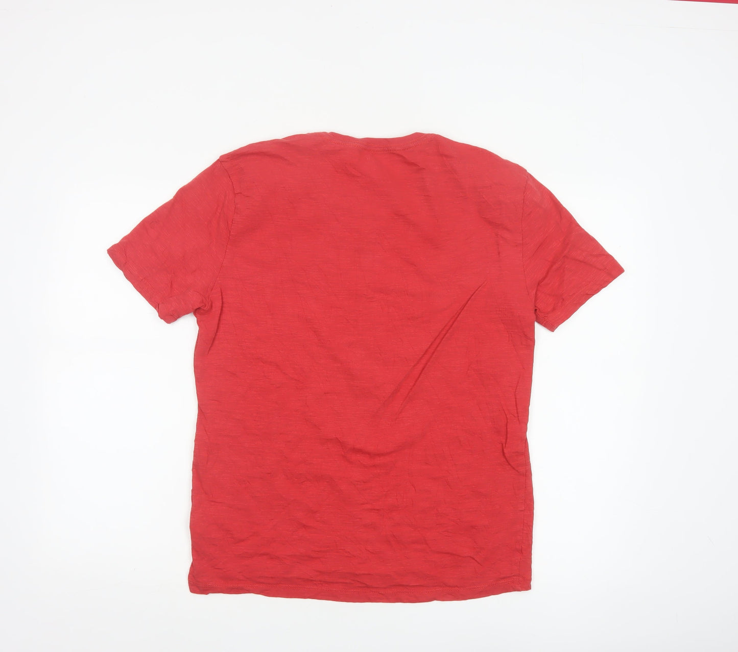 GAP Men Red Paris 1969 Graphic Print Cotton Short Sleeve T-Shirt M