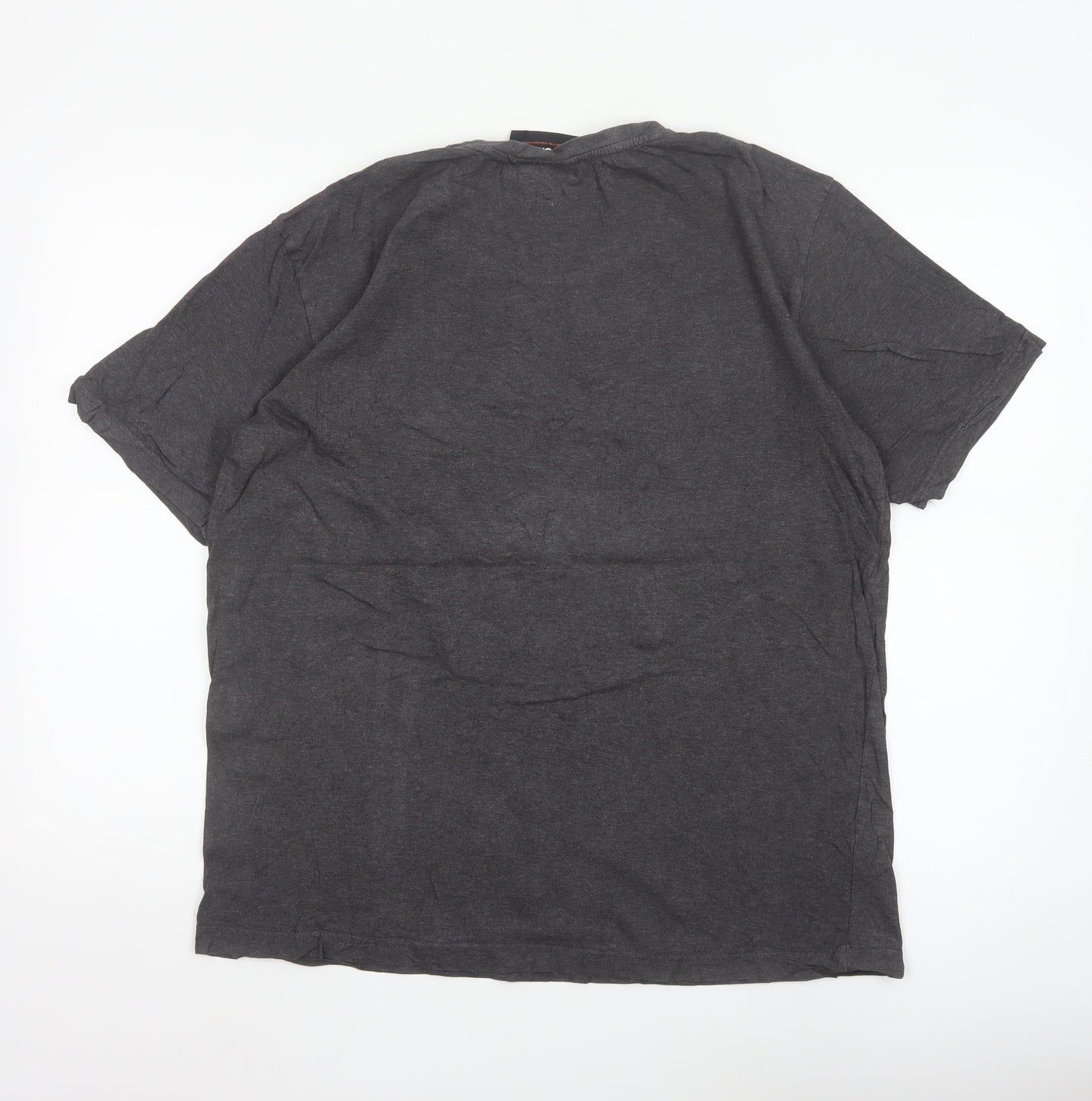 Peter Storm Men's Dark Grey Alpine Graphic Cotton T-Shirt M