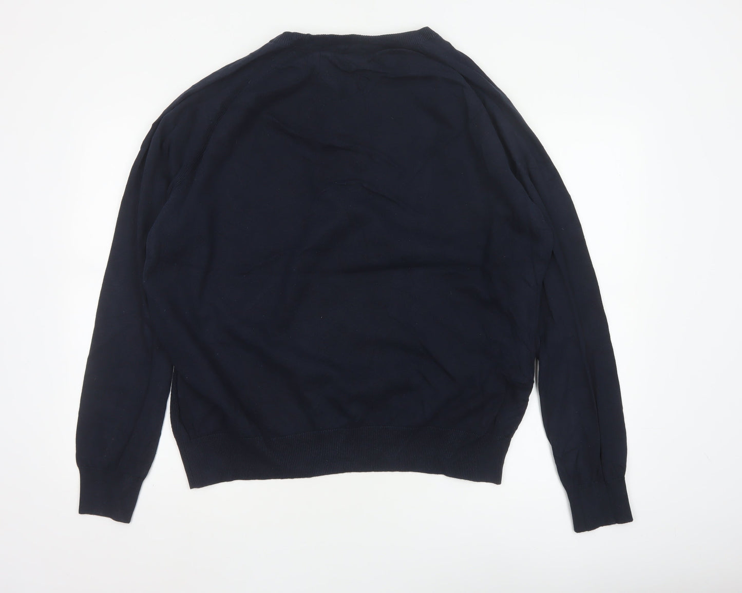 Threadbare Men's Blue 2XL Cotton Crew Neck Jumper