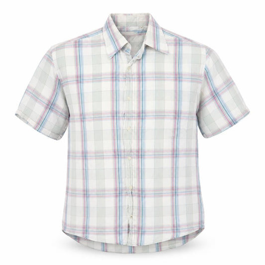 Duck and Cover Men's Multicoloured Check Cotton Short Sleeve Shirt M