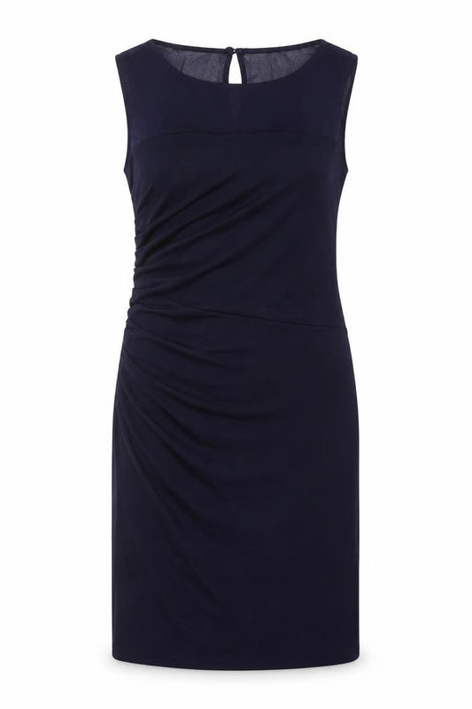 Next Women Blue Sleeveless Sheath Knee Length Dress Size 10