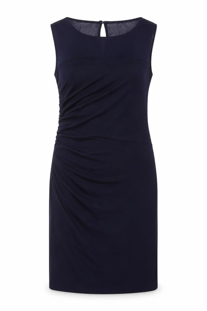 Next Women Blue Sleeveless Sheath Knee Length Dress Size 10