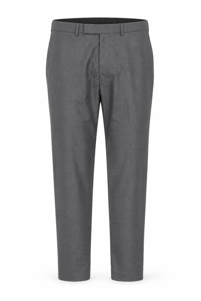 Marks & Spencer Mens Grey Regular Fit Dress Pants 36x33 Trousers