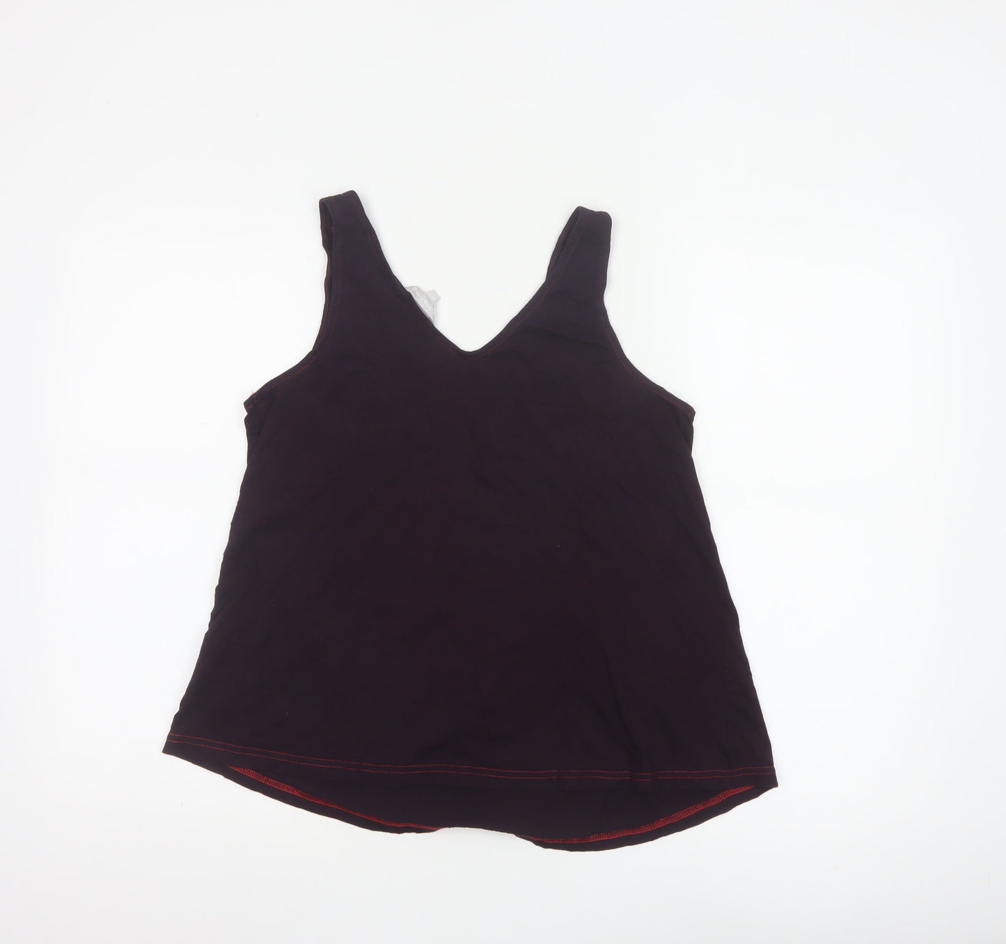 Red Herring Women's Purple Embroidered V-Neck Camisole Top Size 12