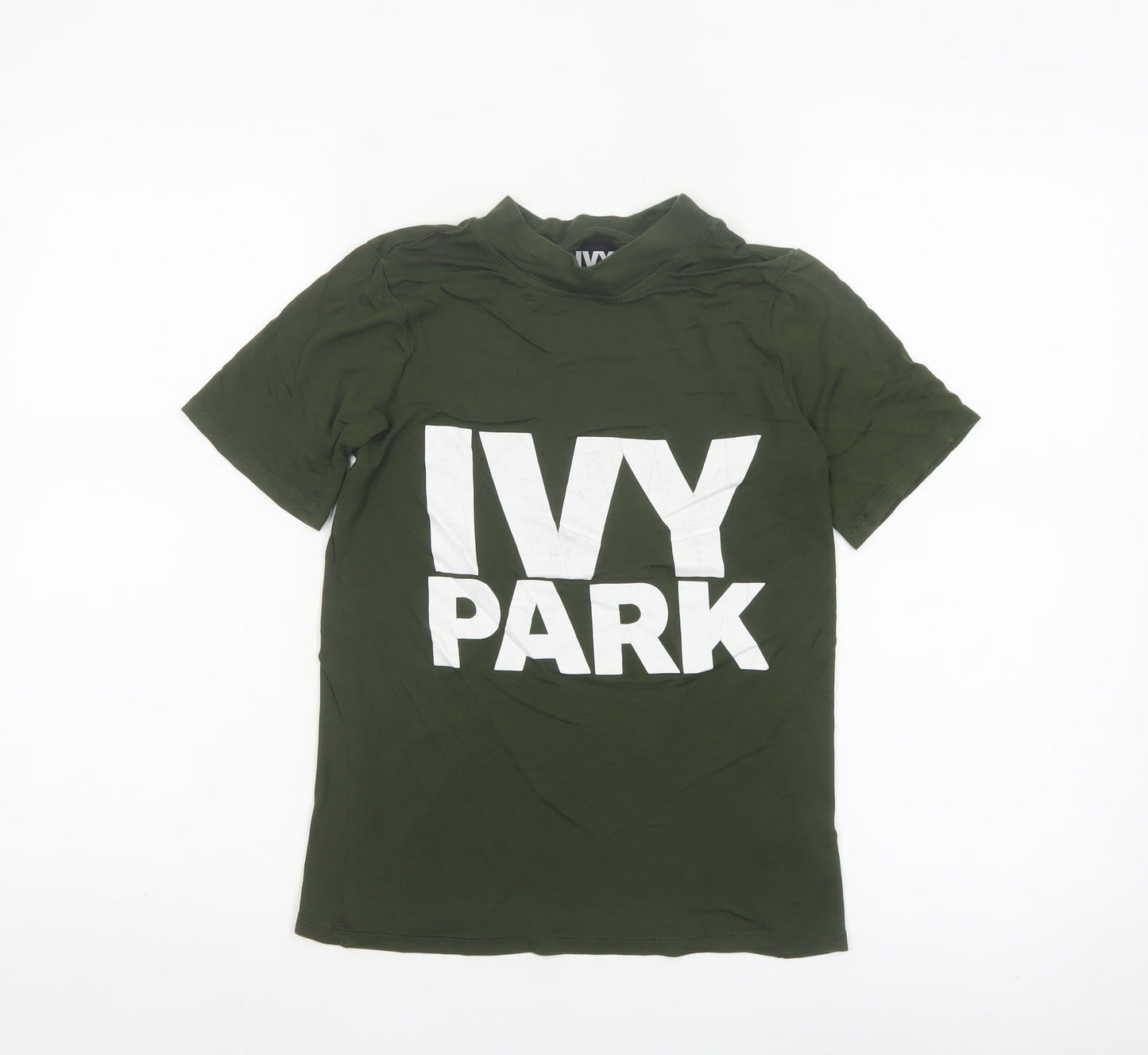 Ivy Park Women's Green XS Basic Logo T-Shirt