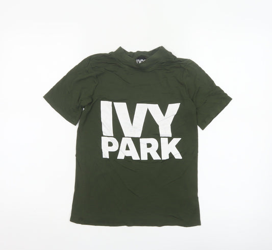 Ivy Park Women's Green XS Basic Logo T-Shirt