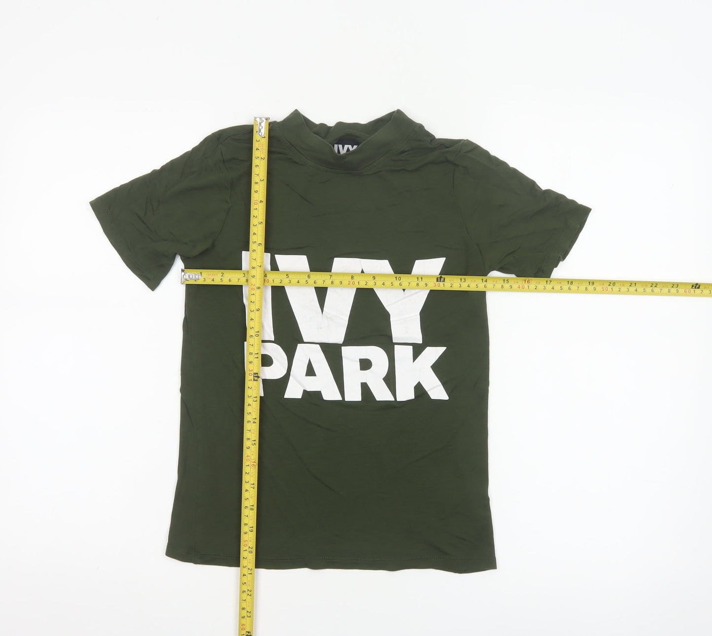Ivy Park Women's Green XS Basic Logo T-Shirt