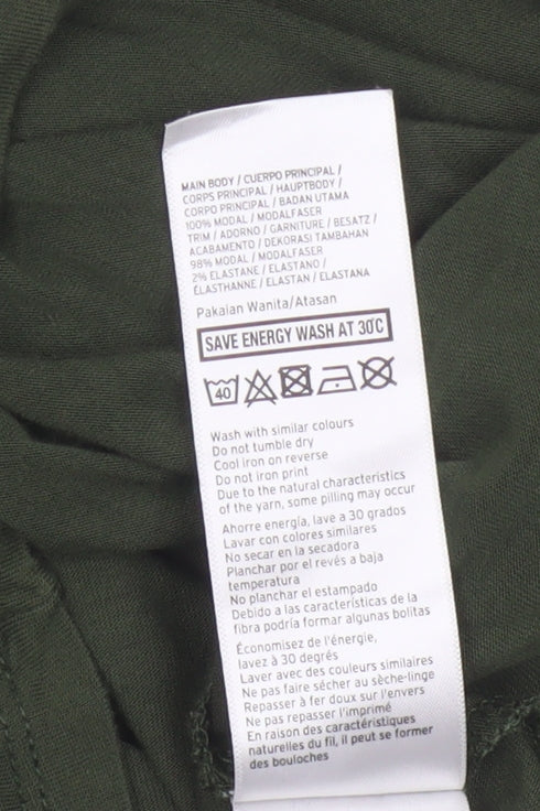 Ivy Park Women's Green XS Basic Logo T-Shirt