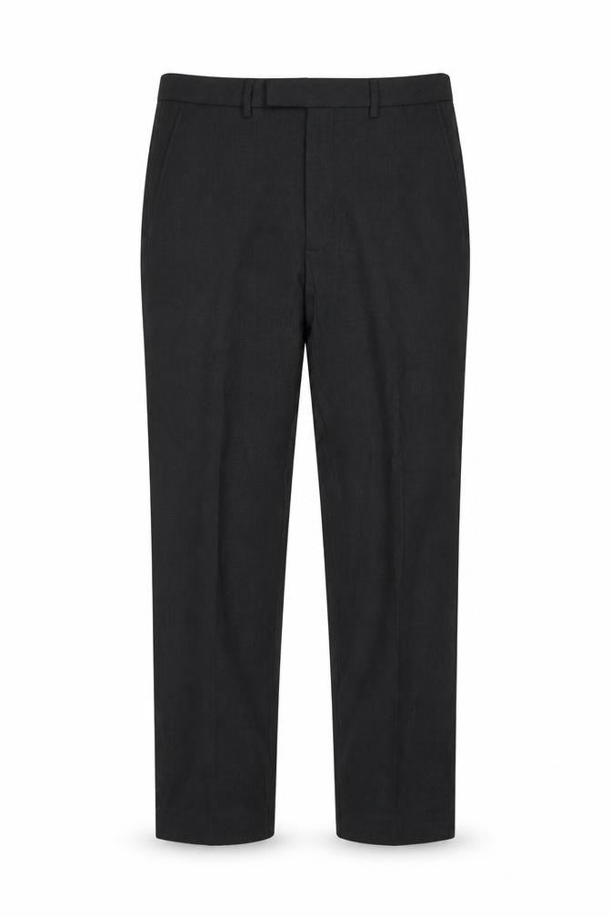 Marks & Spencer Men's Grey Wool Tailored Dress Trousers 32W 33L