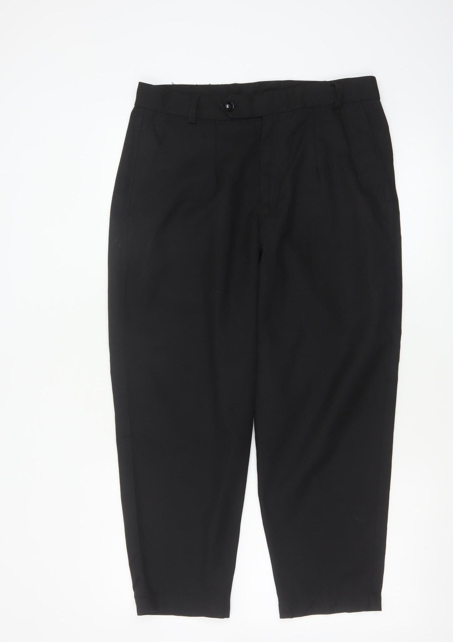 MKI Miyuki Zoku Women's Black Chino Tapered Trousers M