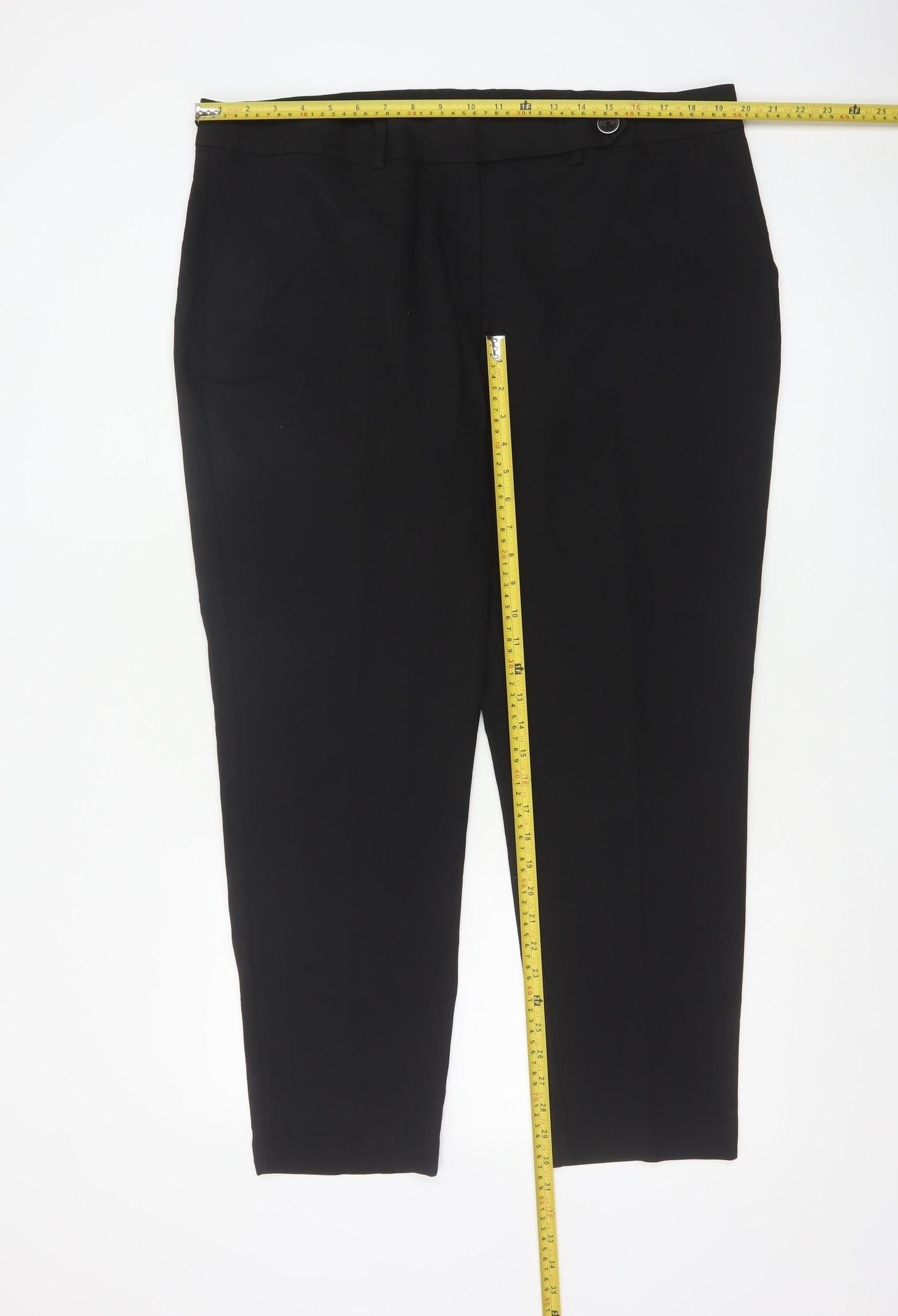 Next Women's Black Size 18 Regular Tailored Work Trousers