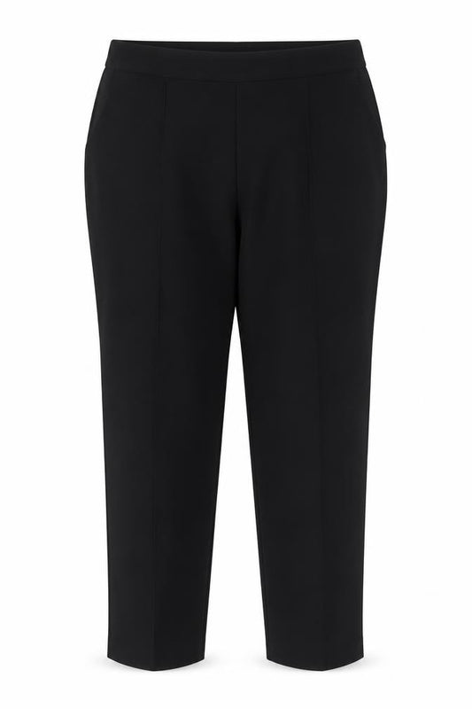 Marks and Spencer Women’s Black Size 14 Straight Leg Stretch Trousers