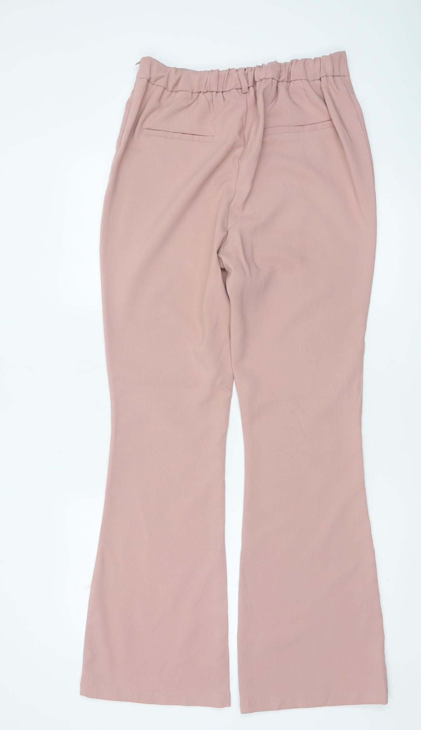 In The Style Women’s Pink Flared Stretch Trousers Size 12