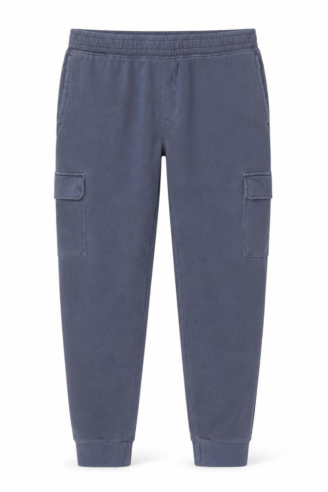 Marks & Spencer Men's Blue Regular Fit Jogger Trousers L