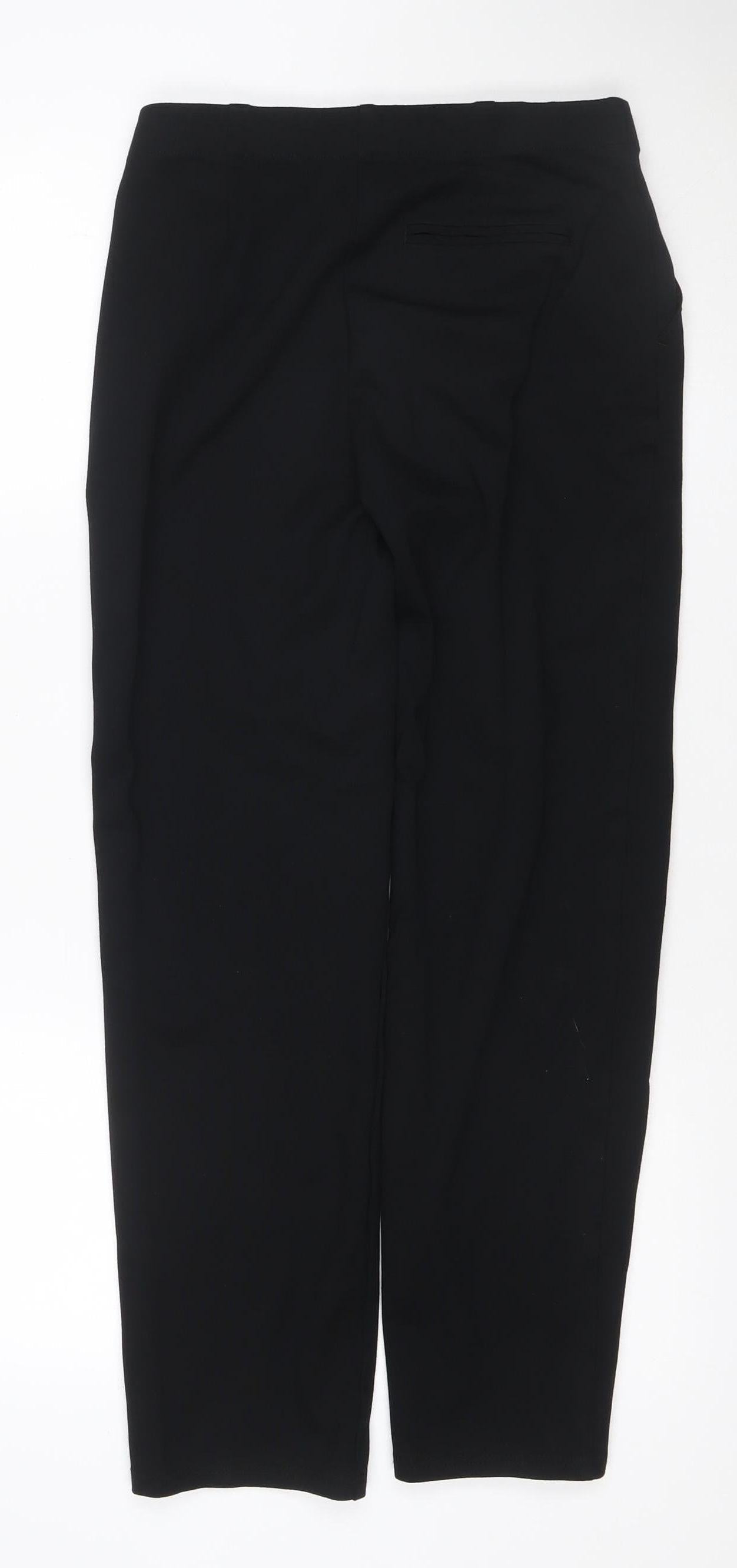 Marks and Spencer Women’s Black Size 12 Tailored Stretch Work Trousers
