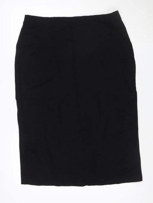 Finery Women’s Black Stretch Pencil Skirt Size 20 Viscose Blend