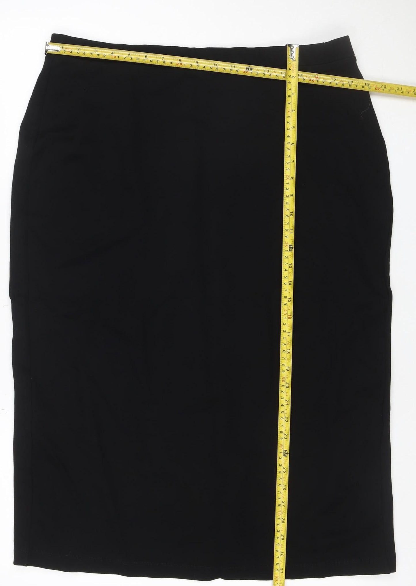 Finery Women’s Black Stretch Pencil Skirt Size 20 Viscose Blend