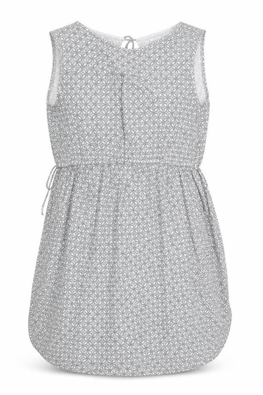 MAMA Women’s Grey Geometric Maternity Wrap Dress Size 12
