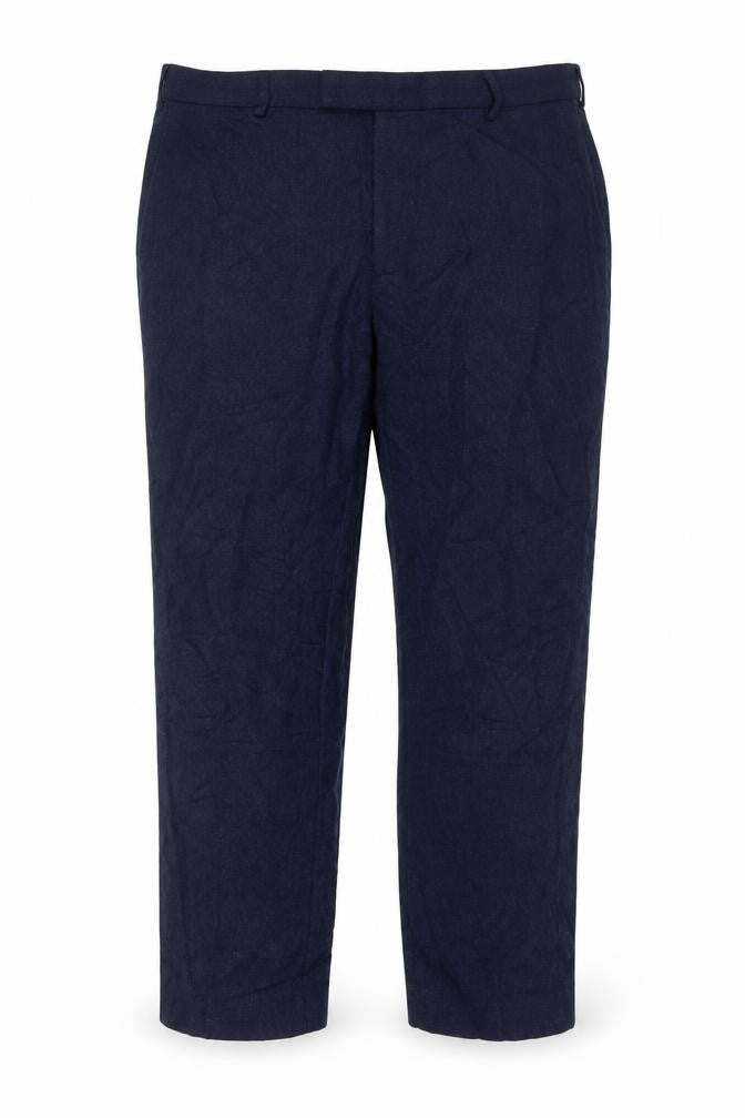 Marks & Spencer Men's Blue Wool Blend Tailored Dress Pants 38S