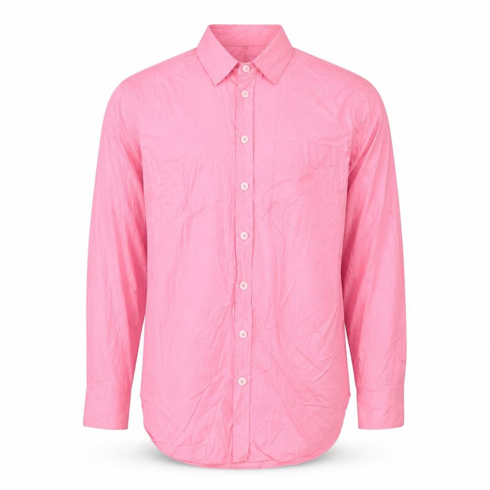 Marks & Spencer Women’s Pink Long Sleeve Cotton Button-Up Shirt Size 10