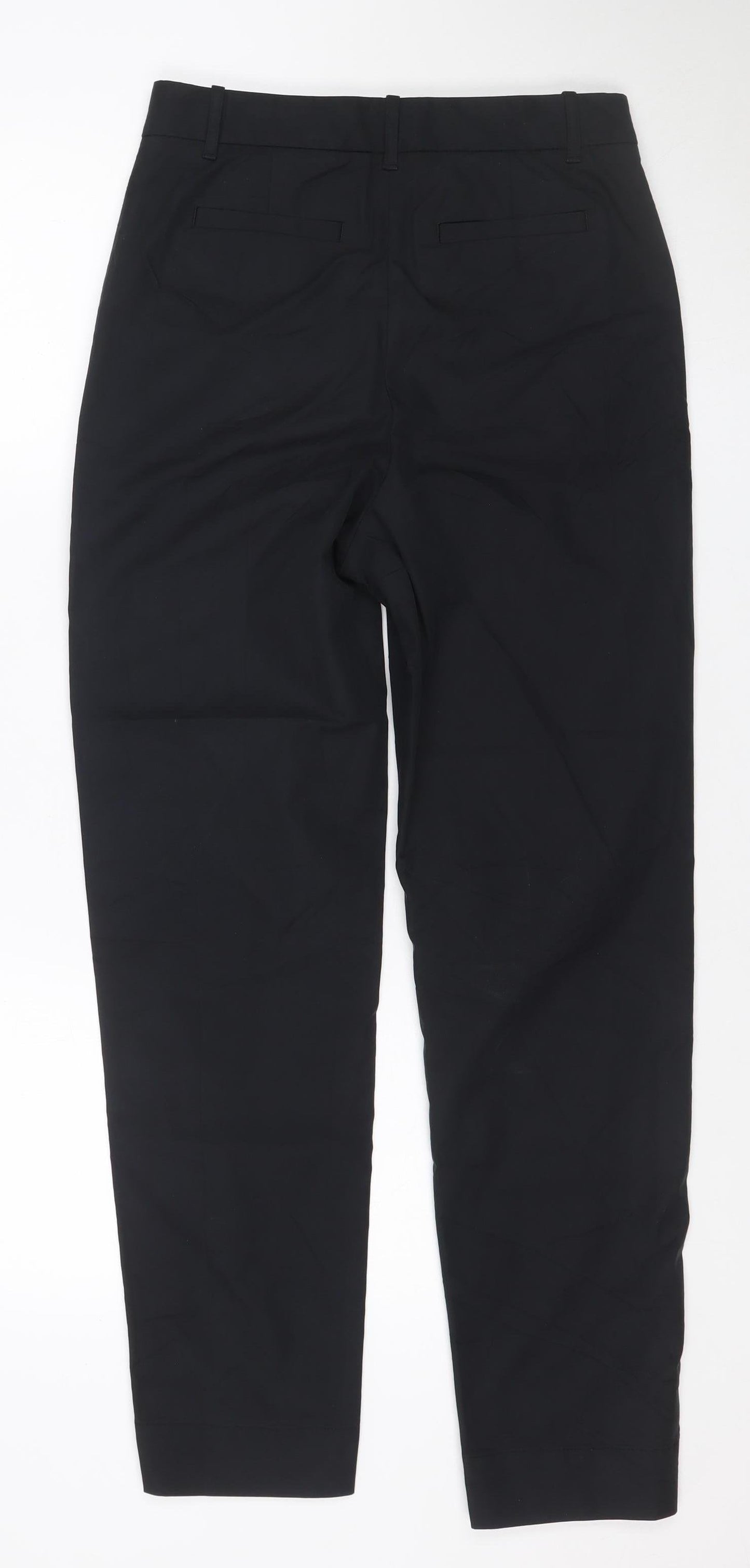 Marks and Spencer Womens Black Size 8 Straight Leg Work Trousers