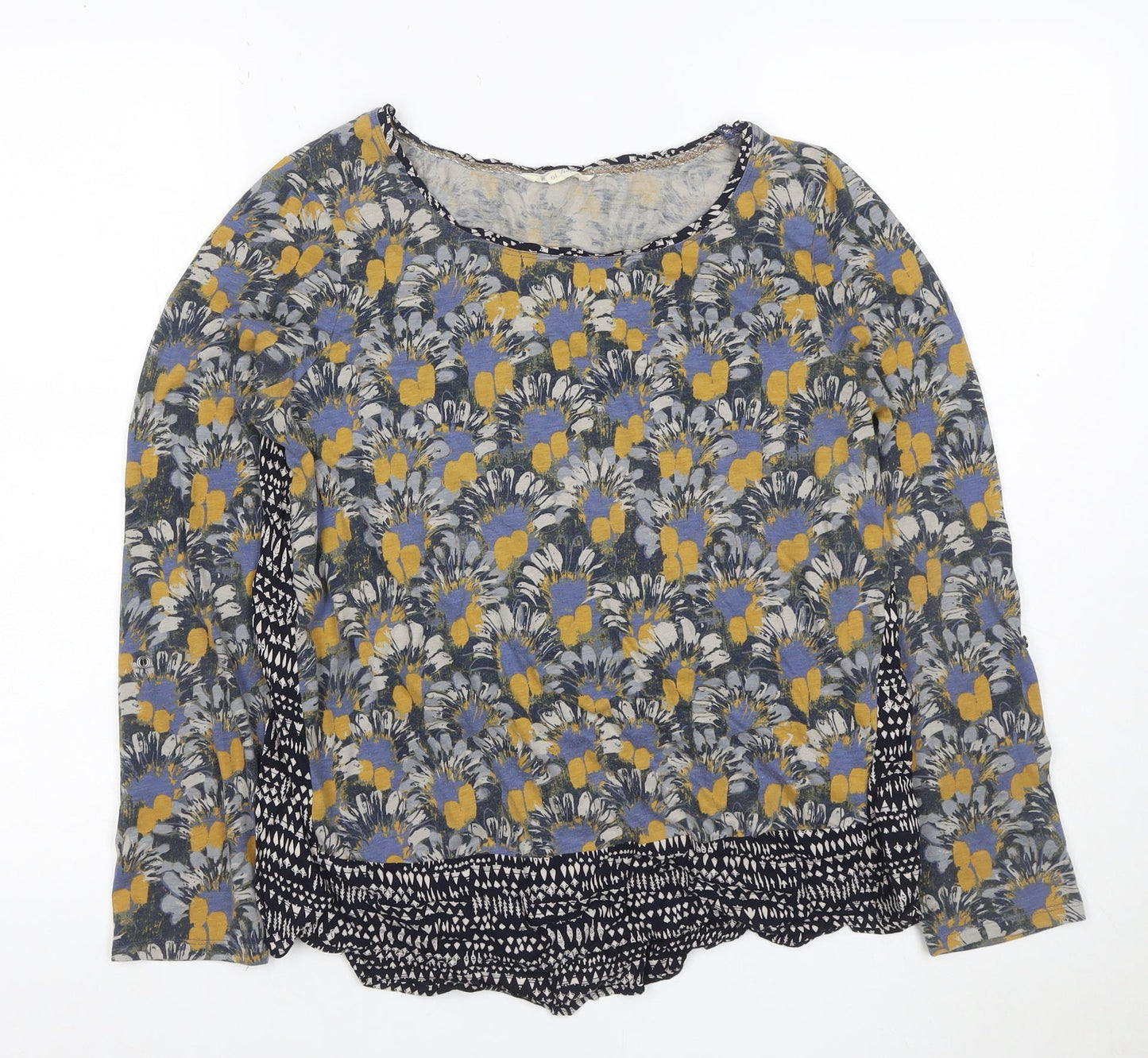 White Stuff Women’s Multicoloured Floral Tunic Blouse Size 10