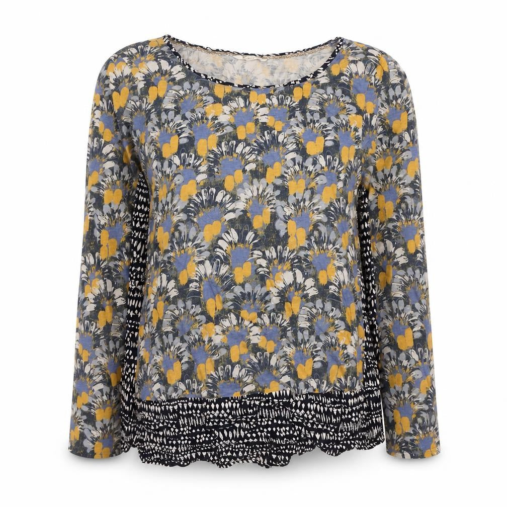 White Stuff Women’s Multicoloured Floral Tunic Blouse Size 10