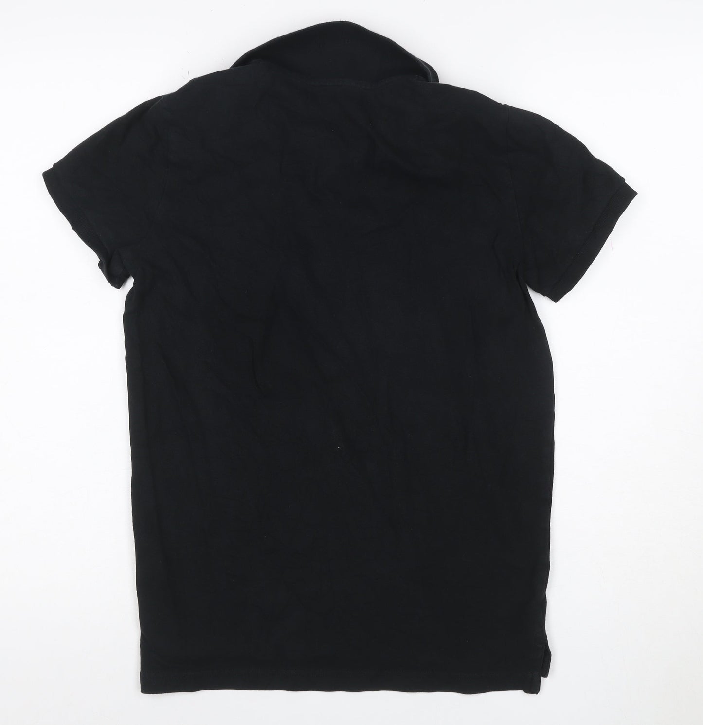 American Eagle Men’s Black Slim Fit Polo Shirt Size S