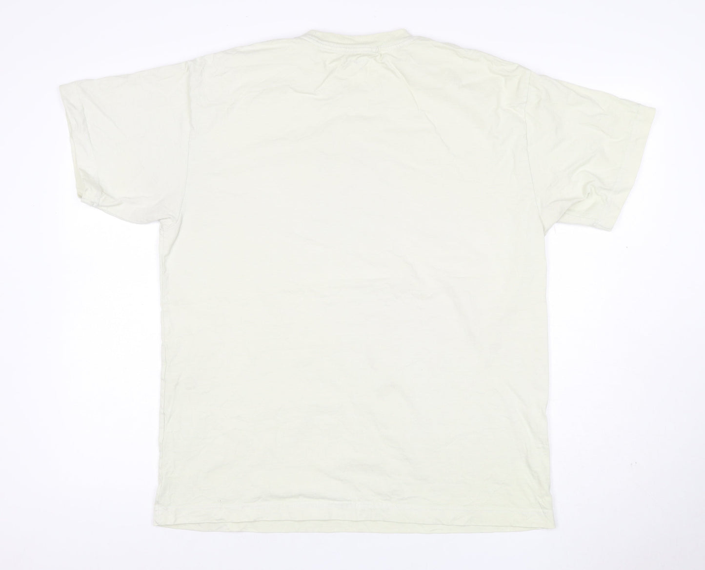 Carhartt Men's White Graphic Print Cotton T-Shirt M Regular Fit