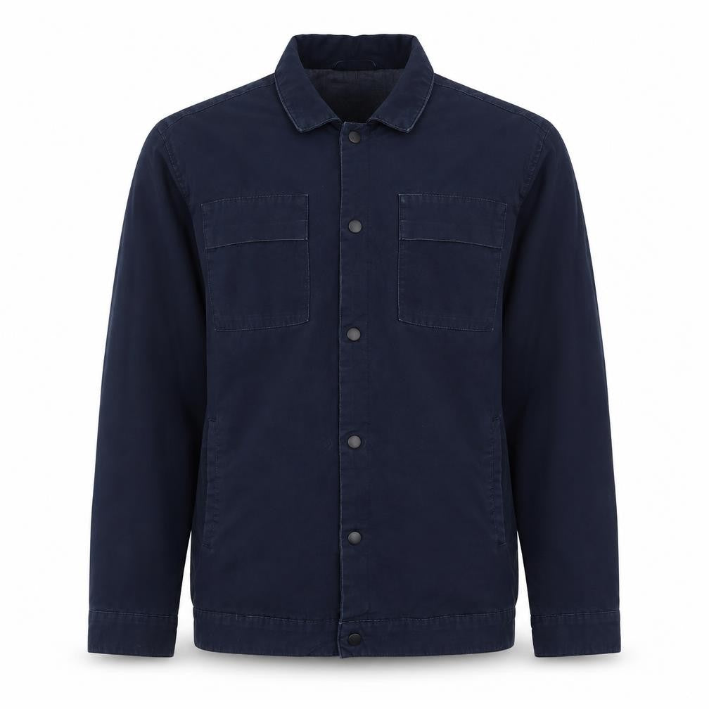 SELECTED HOMME Men's Blue Cotton Casual Jacket Size S