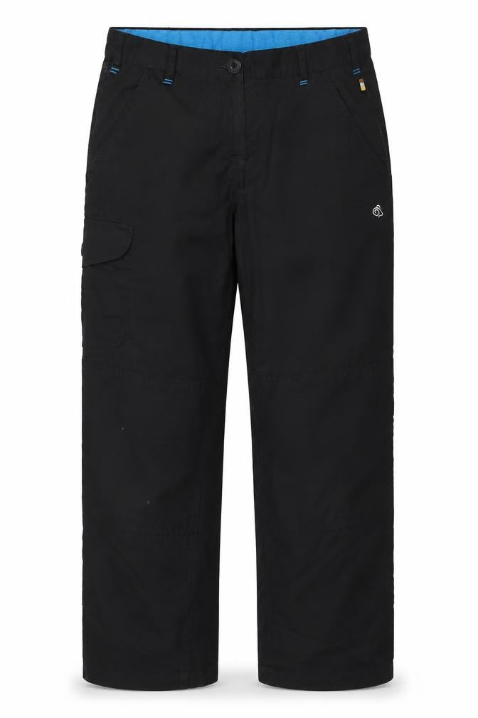 Craghoppers Womens Black Cargo Trousers Size 10 Regular Fit Travel Pants