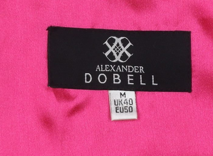 Alexander Dobell Pink Polyester Formal Waistcoat UK 40 M Women's