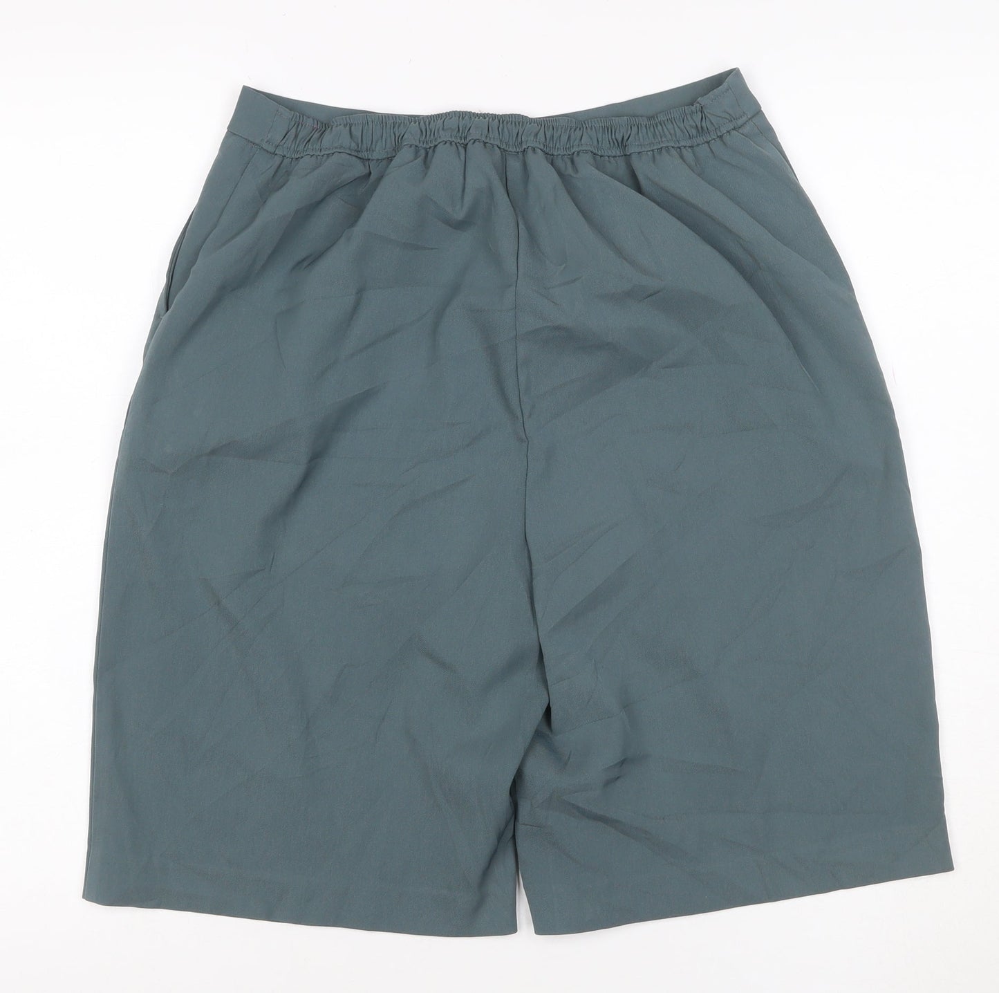 Marks and Spencer Women’s Green Size 10 Bermuda Shorts Regular Fit