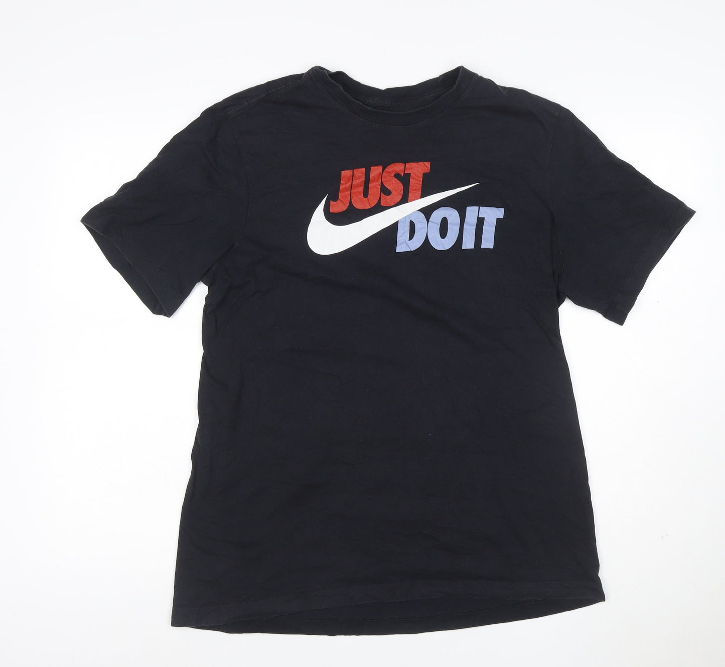 Nike Men's Black Just Do It Graphic Sports T-Shirt Size L