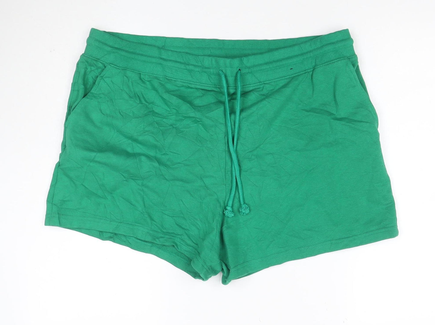 Marks and Spencer Women's Green Size 22 Jersey Sweat Shorts