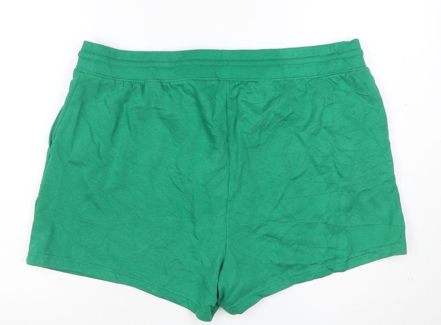 Marks and Spencer Women's Green Size 22 Jersey Sweat Shorts