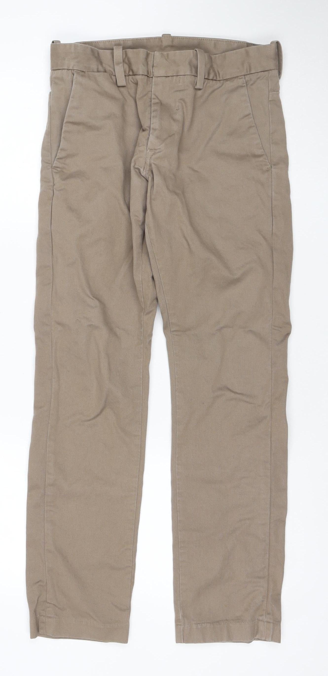 Levi's Men's Beige Chino Trousers W30 L32 Cotton Regular Fit