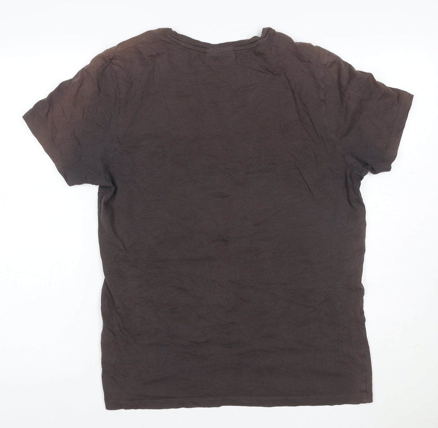 Craghoppers Men's Brown Cotton Crew Neck Short Sleeve T-Shirt L