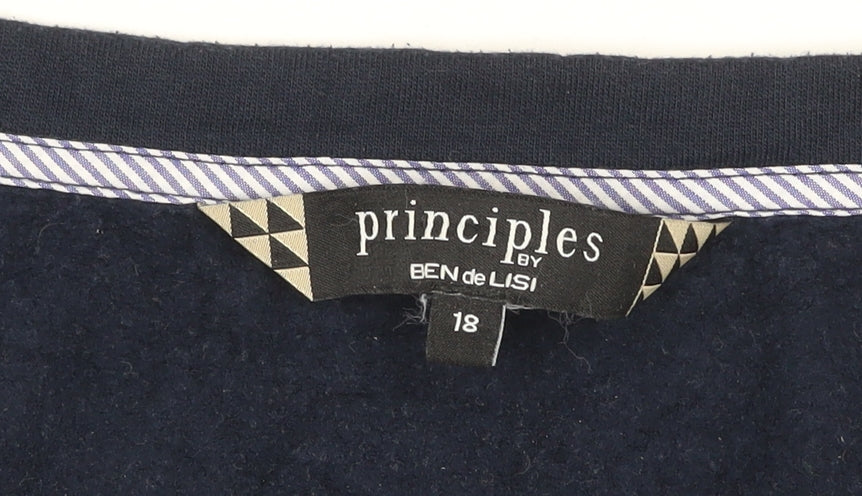 Principles by Ben de Lisi Women’s Blue Layered Blouse Size 18
