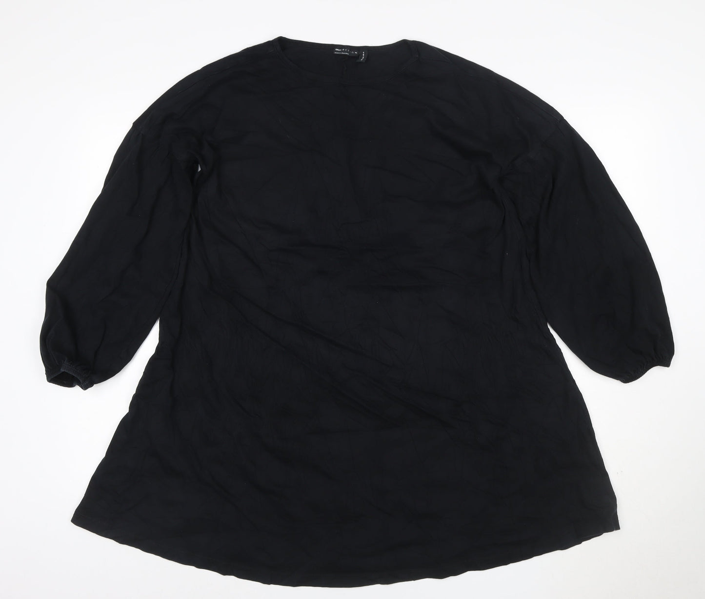 ASOS DESIGN Women’s Black Size 8 Shift Dress Long Sleeve