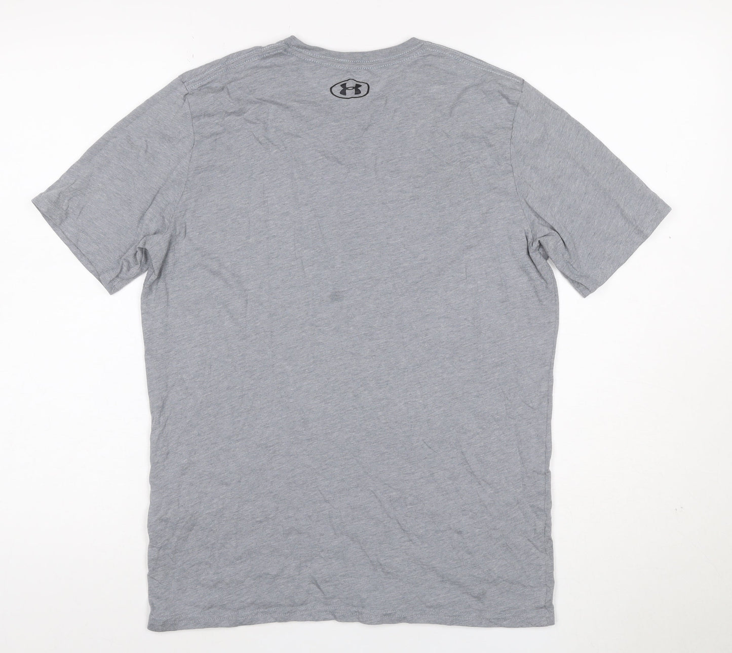 Under Armour Men's Grey HeatGear Loose Fit Crew Neck T-Shirt Size S