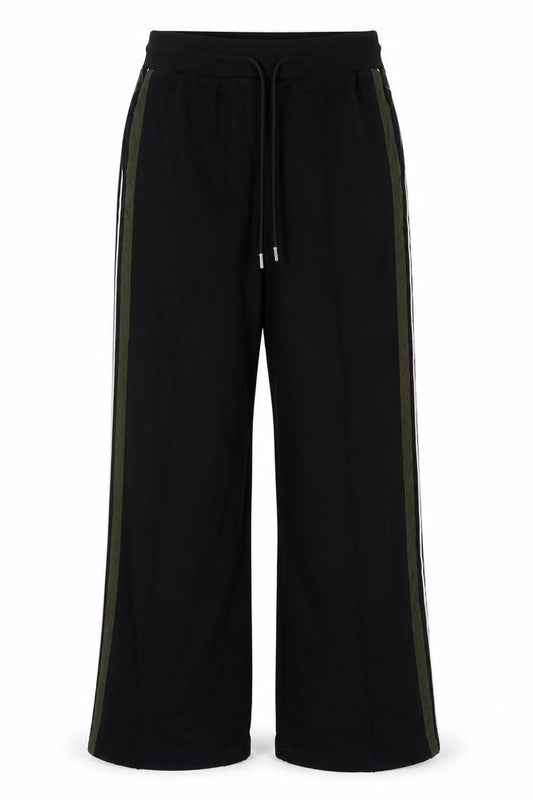 Marks and Spencer Women’s Black Jogger Trousers Size 8 Wide-Leg