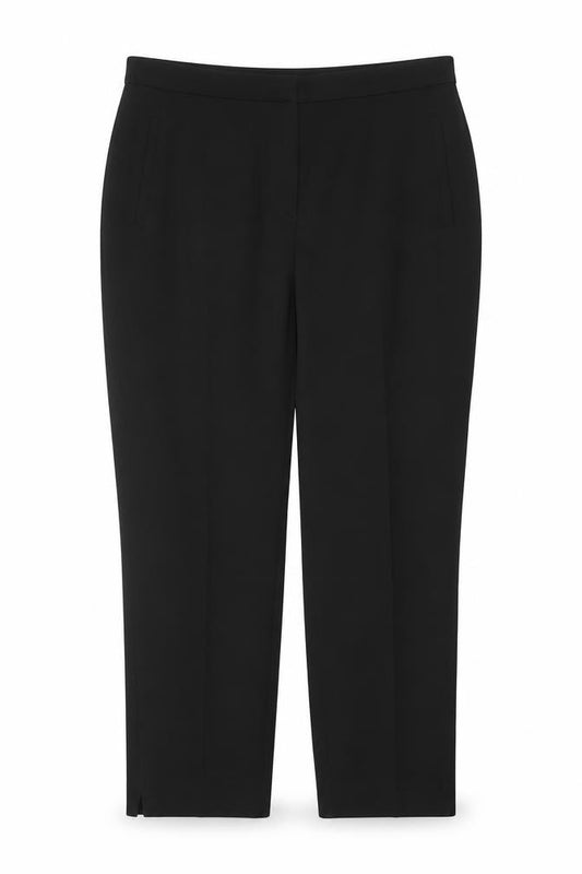 New Look Womens Black Size 14 Straight Dress Pants Stretch Workwear