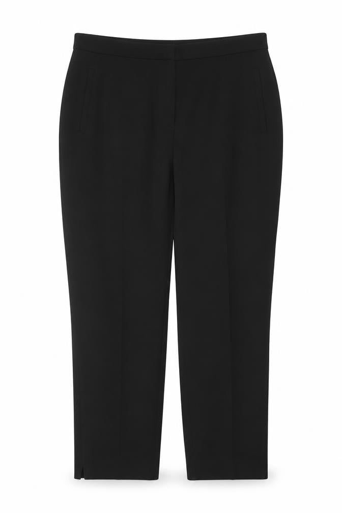 New Look Womens Black Size 14 Straight Dress Pants Stretch Workwear