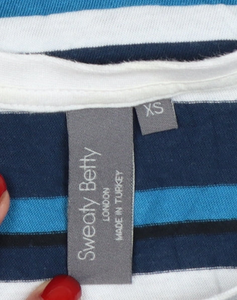 Sweaty Betty Womens Multicoloured Striped XS Tank Top