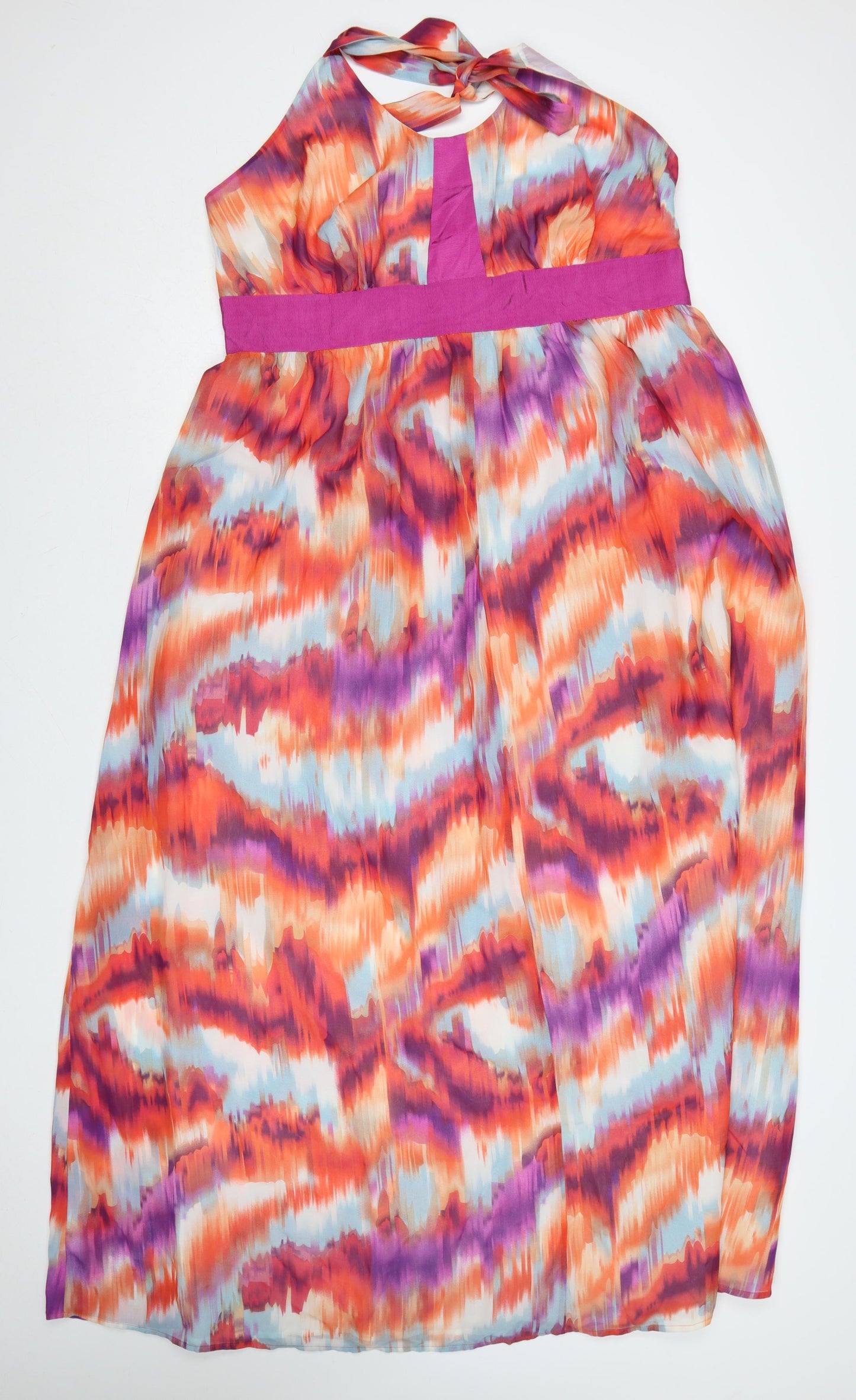 Et Vous Women’s Multicoloured Size 20 Halter Midi Dress